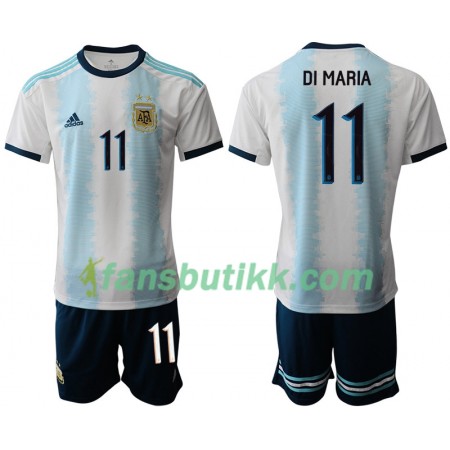 Fotballdrakt Argentina DI MARIA 11 Barn Hjemmetrøye Copa América 2019 Kortermet